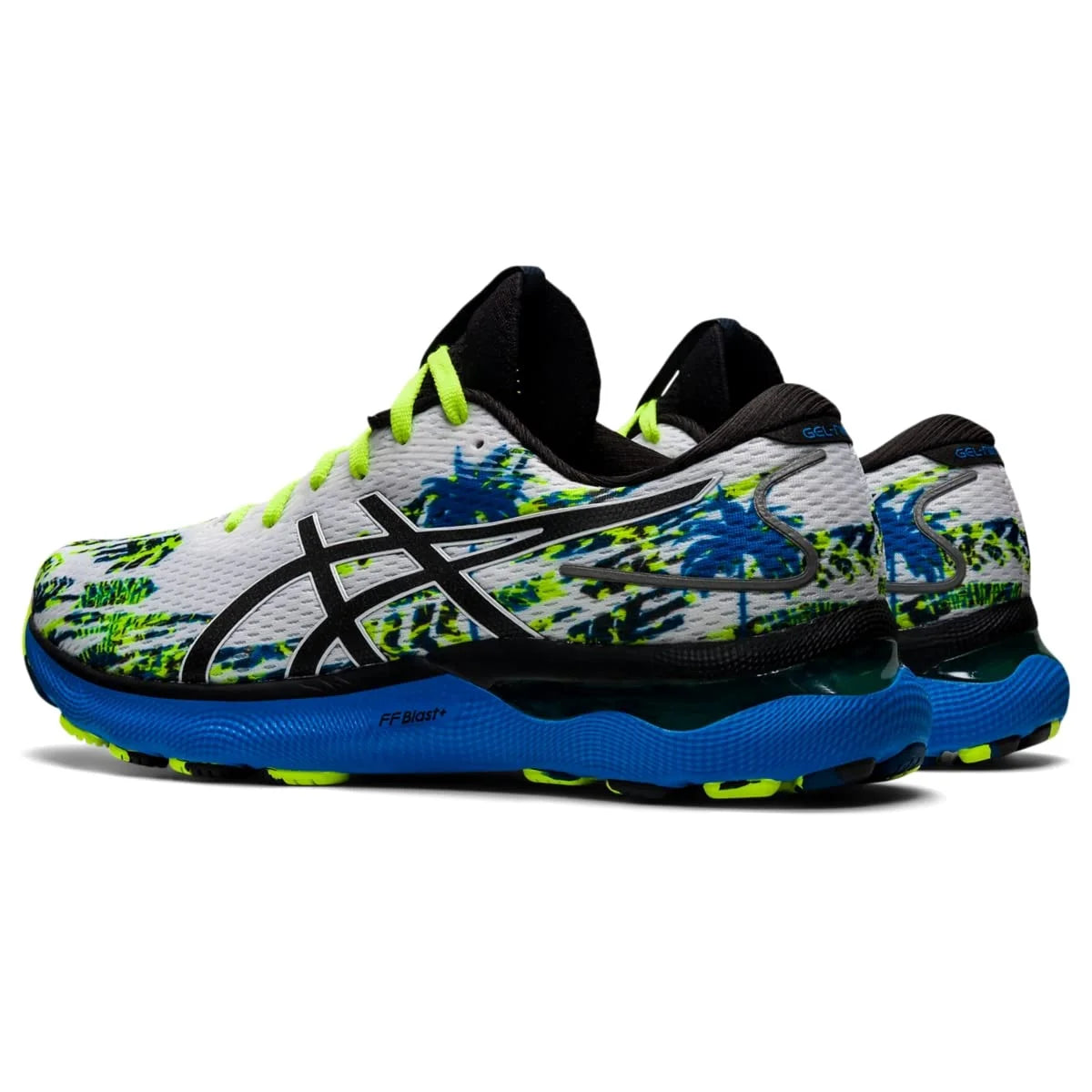 ASICS Gel-Nimbus(R) 24 Running Shoes, Size 9 US ( MEDIUM ), White/Black- Limited Edition