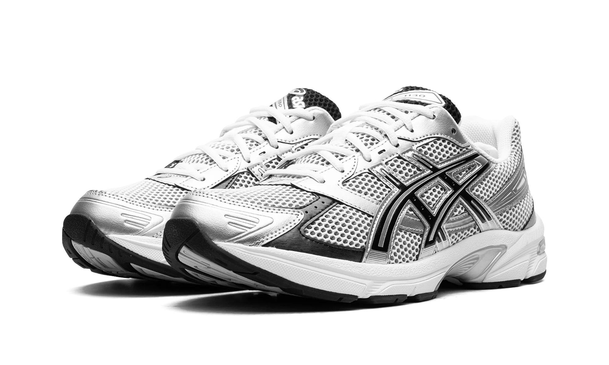 ASICS MENS Gel 1130 "Silver White Black" 1201A933 100 1201A933 100 from Stadium Goods