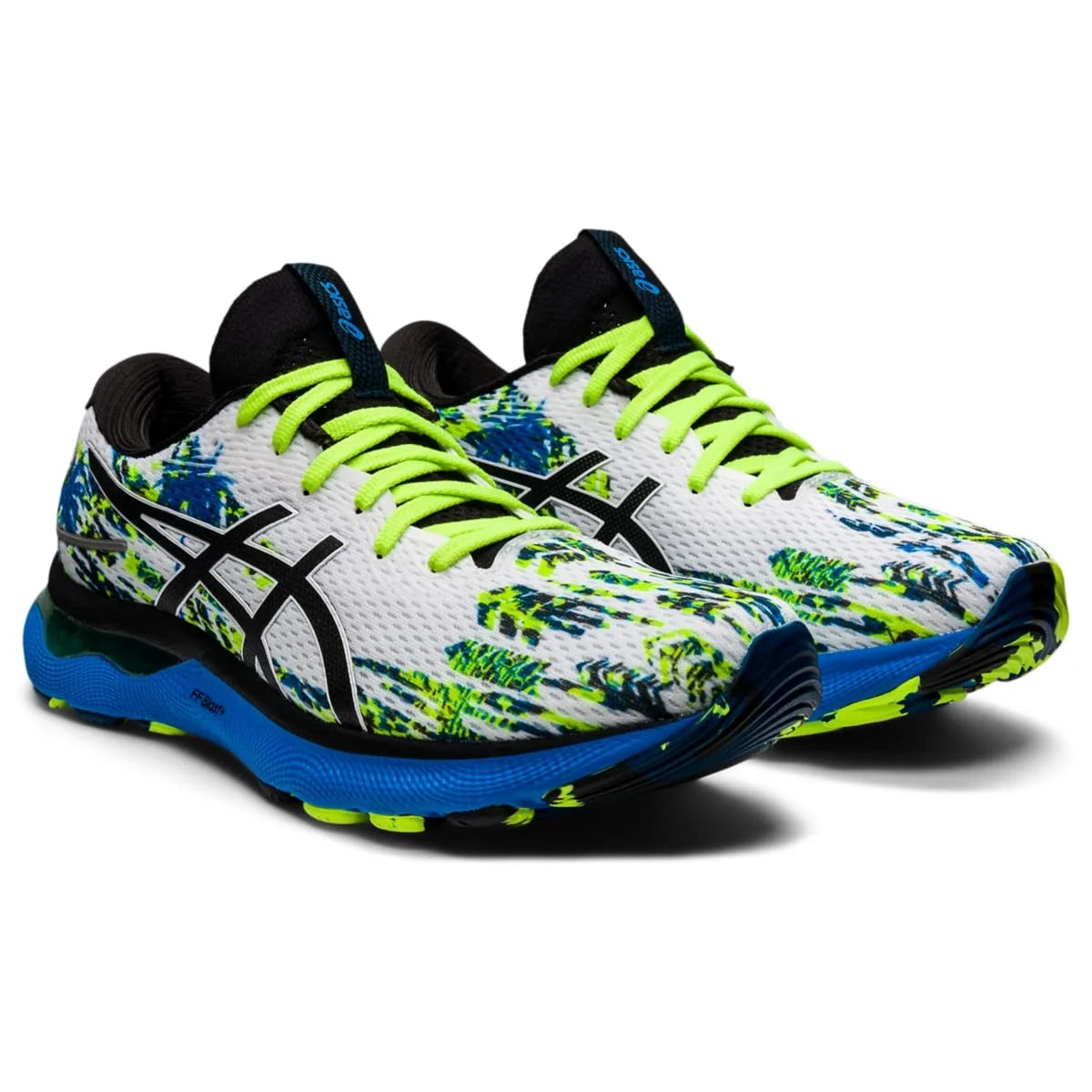 ASICS Gel-Nimbus(R) 24 Running Shoes, Size 9 US ( MEDIUM ), White/Black- Limited Edition