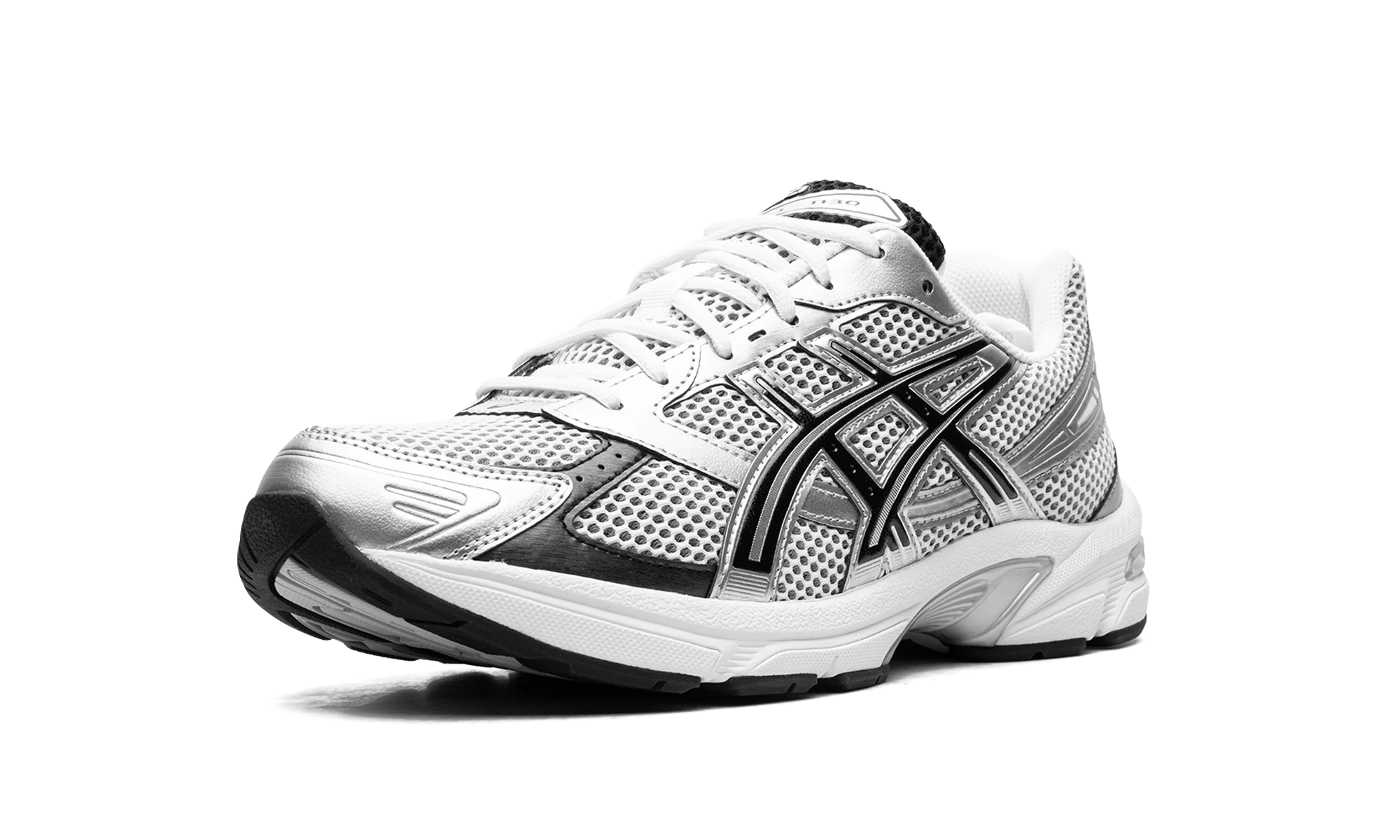 ASICS MENS Gel 1130 "Silver White Black" 1201A933 100 1201A933 100 from Stadium Goods